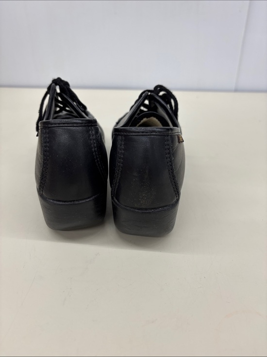 SAS Black Leather Lace-Up Slip-On Loafers main image 7